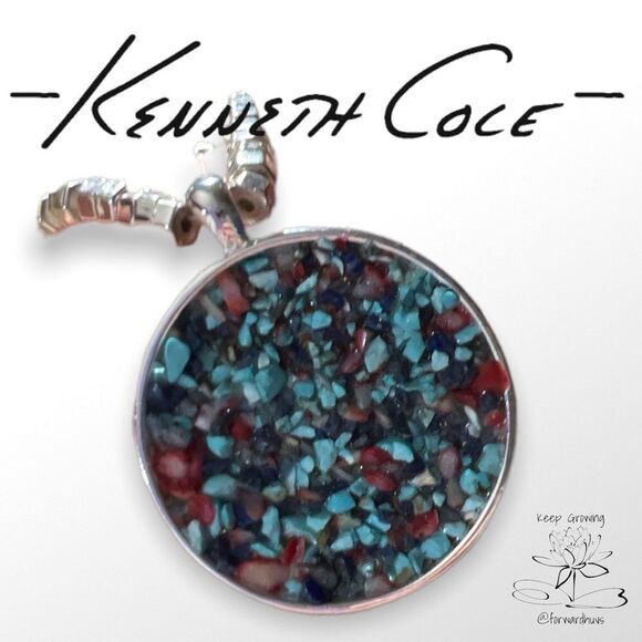 Elegant Silver-tone Kenneth Cole Necklace | 18” + 3” Extension - Picture 6 of 9